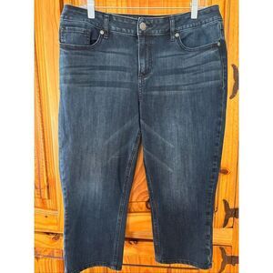 Seven7 Darkwash Capris